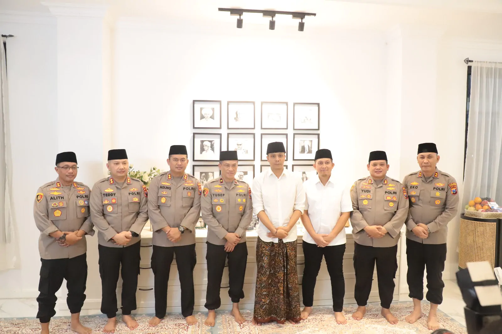 Awali Tugas,Wakapolda Jatim silaturrahmi Ke Sejumlah Ponpes Di kediri