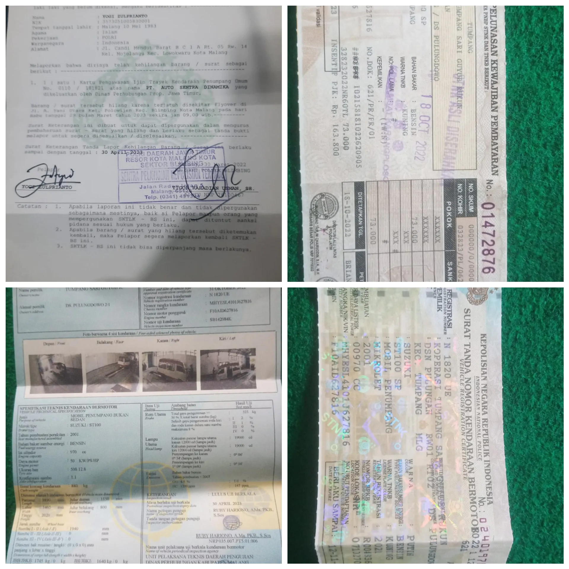 BERITA KEHILANGAN