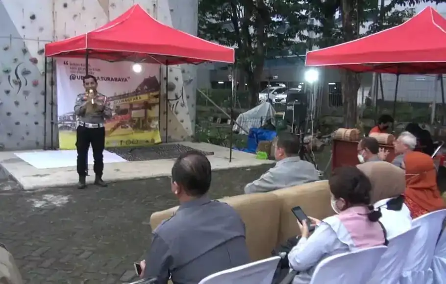 Ditlantas Polda Jatim Kampayekan Tertib Lalu Lintas Jelang Mudik Lebaran