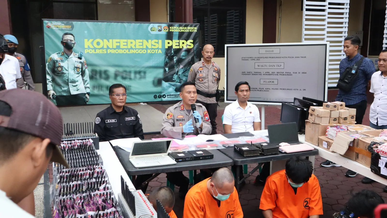 Plres Probolinggo Kota Berhasil Menangkap Sindikat Penjual Kode OTP Kartu Seluler Ke Rusia