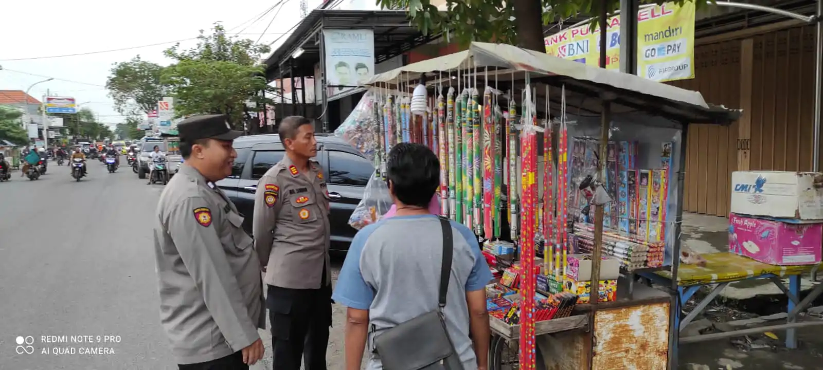 Polres Gersik Gelar Razia Petasan Untuk Keamanan Masyarakat