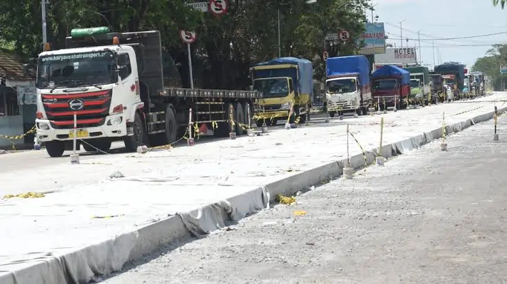 Polres Mojokerto Sosialisasikan Larangan Angkutan Barang Saat Mudik Lebaran