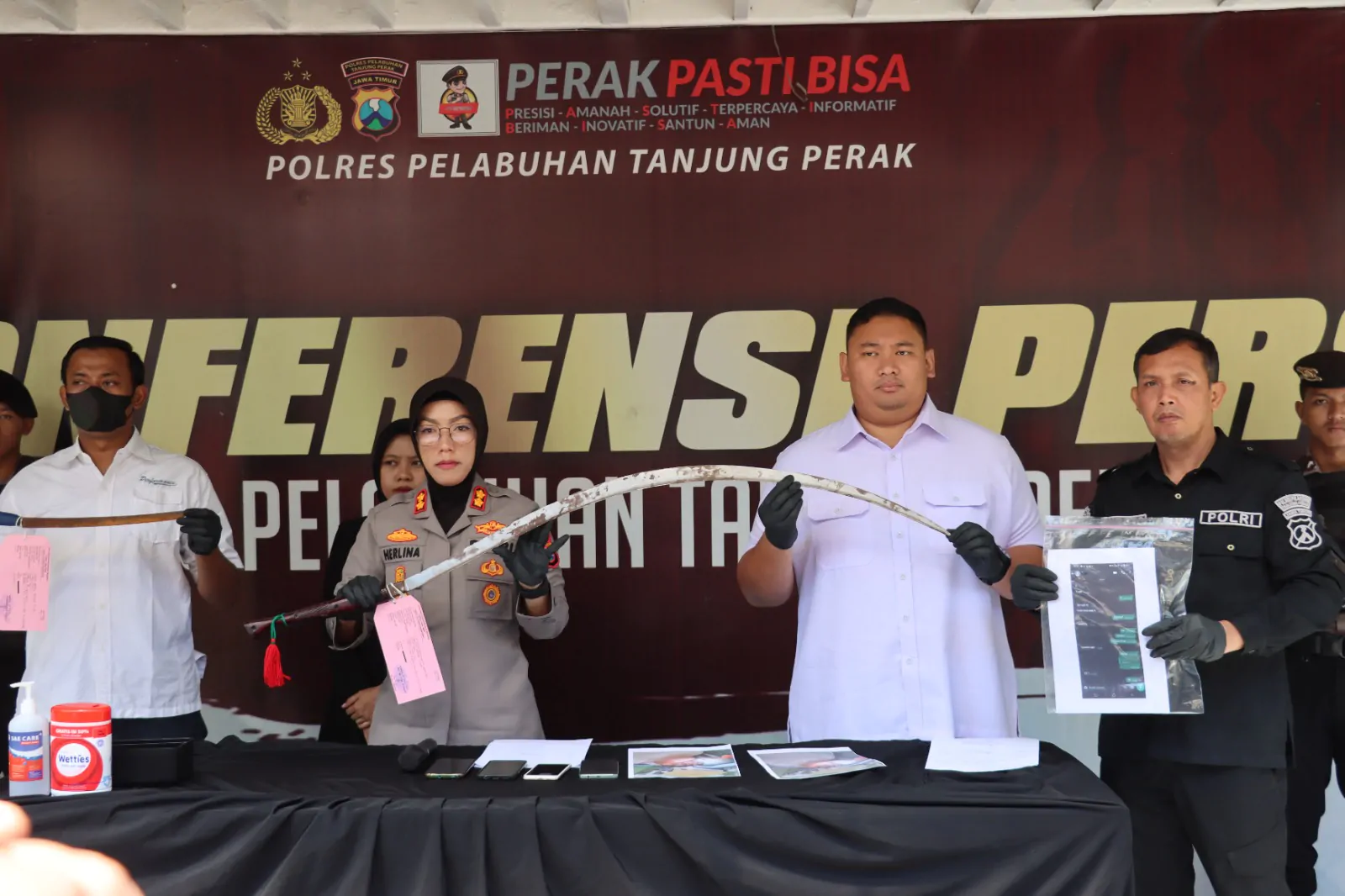 Polres Tanjungperak berhasil Amankan 3 Remaja Geng Independen Sliwer Diduga Terlibat Pengeroyokan