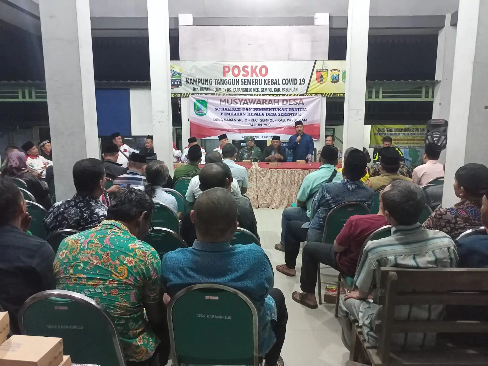 BPD Desa Karangrejo Gempol Gelar Rapat Pembentukan Panitia Pemilihan Kepala Desa Serentak Tahun 2023