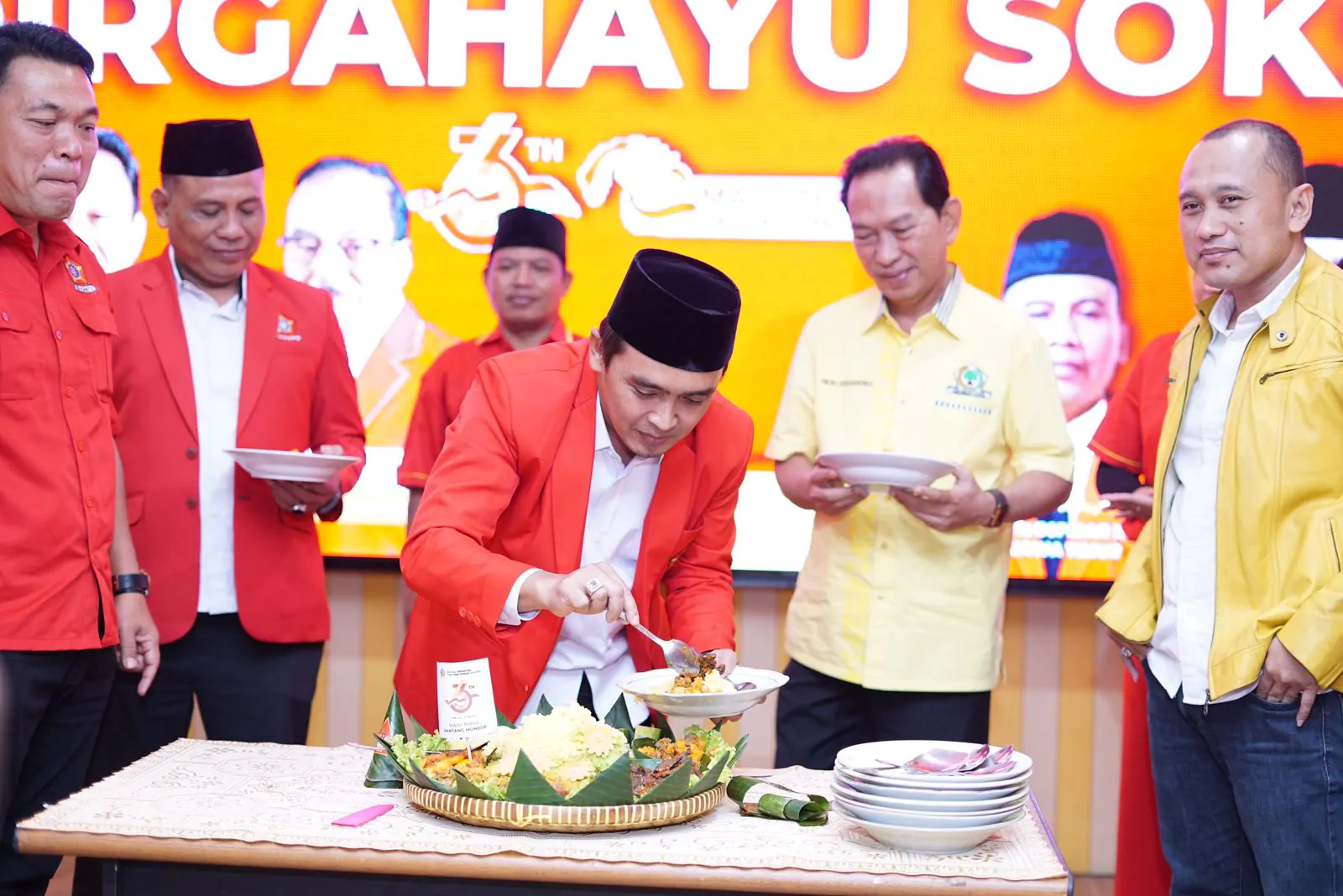 Sejumlah Tokoh Hadir Di Acara HUT SOKSI Ke-63 Depidar XII Jawa Timur