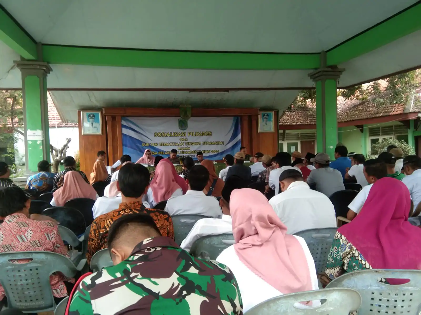 Sosialisasi Pilkades Oleh Sub-Tim Kepanitiaan Tingkat Kecamatan Beji Kepada 4 Desa Pelaksana Pilkades Serentak Tahun 2023