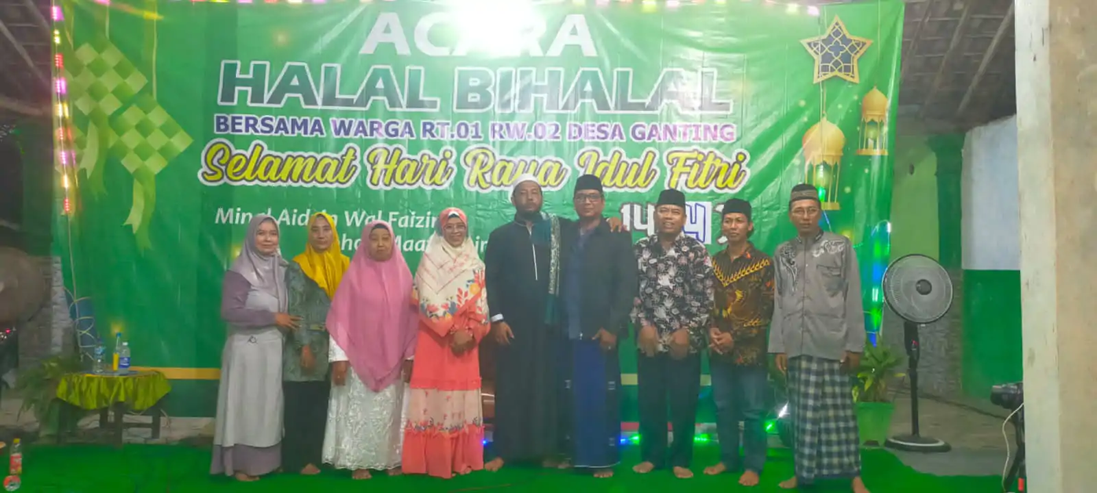 Warga Rw 02 Desa Ganting Kecamatan Gedangan Gelar Halal Bihalal
