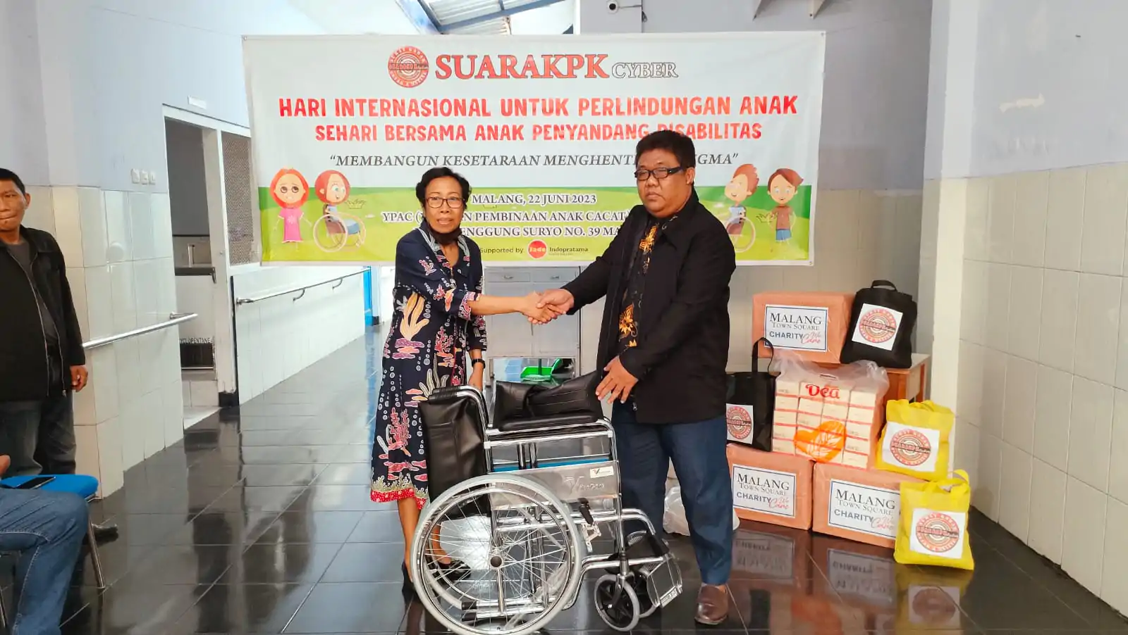 Peduli Anak Disabilitas Pimred Suarakpkcyber Kunjungi YPAC Malang