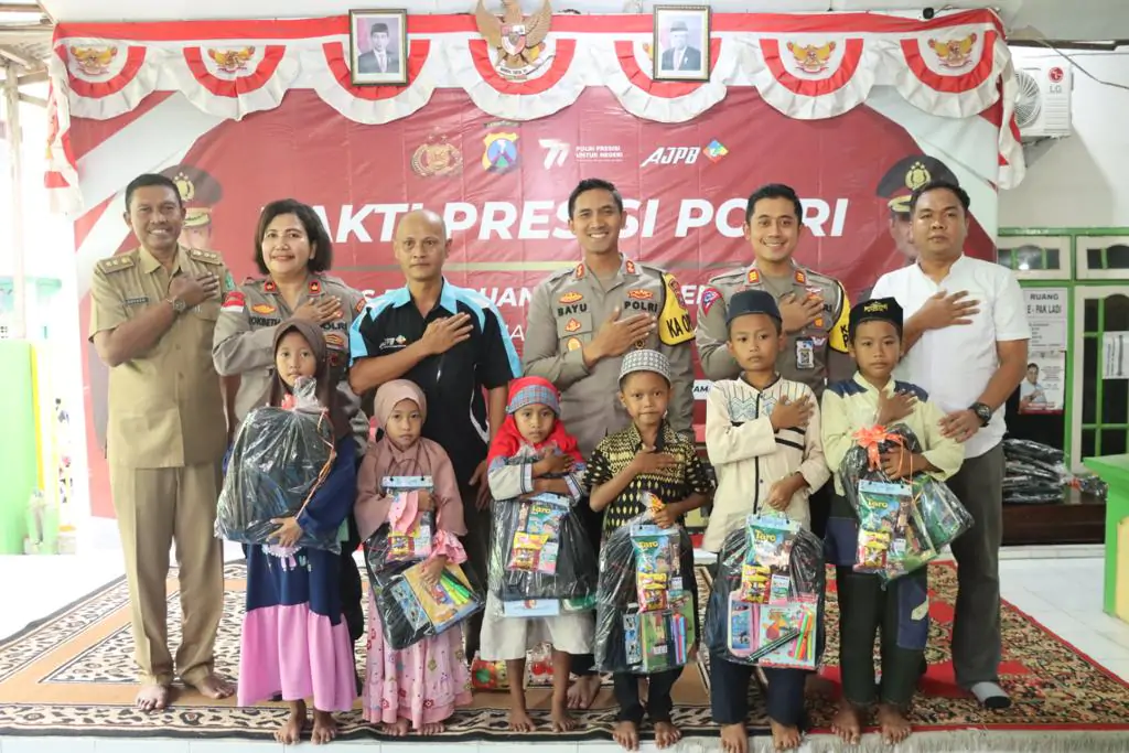 Bakti Presisi Polri Bersama AJPB Dalam Rangka Hari Bayangkara Ke-77 Polres Pasuruan