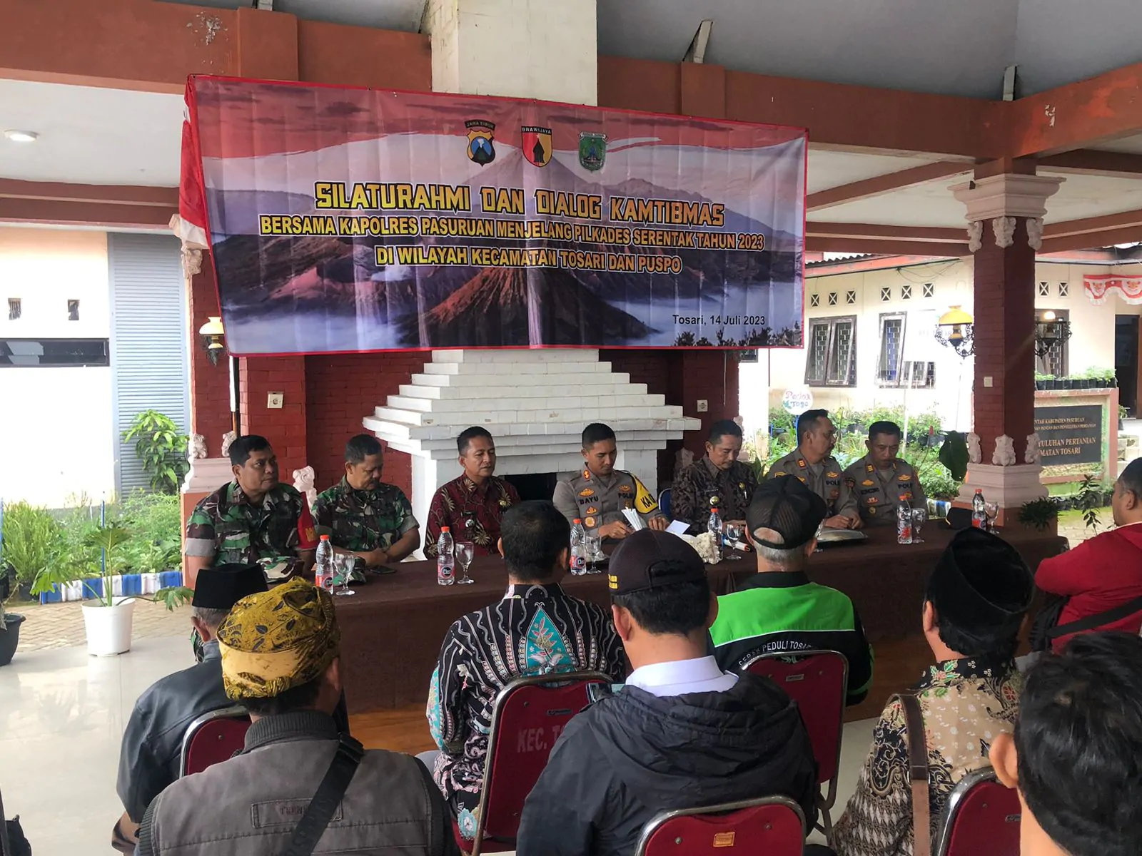Kapolres Pasuruan Gelar Silaturahmi Dan Dialog Kamtibmas Di Kecamatan Tosari