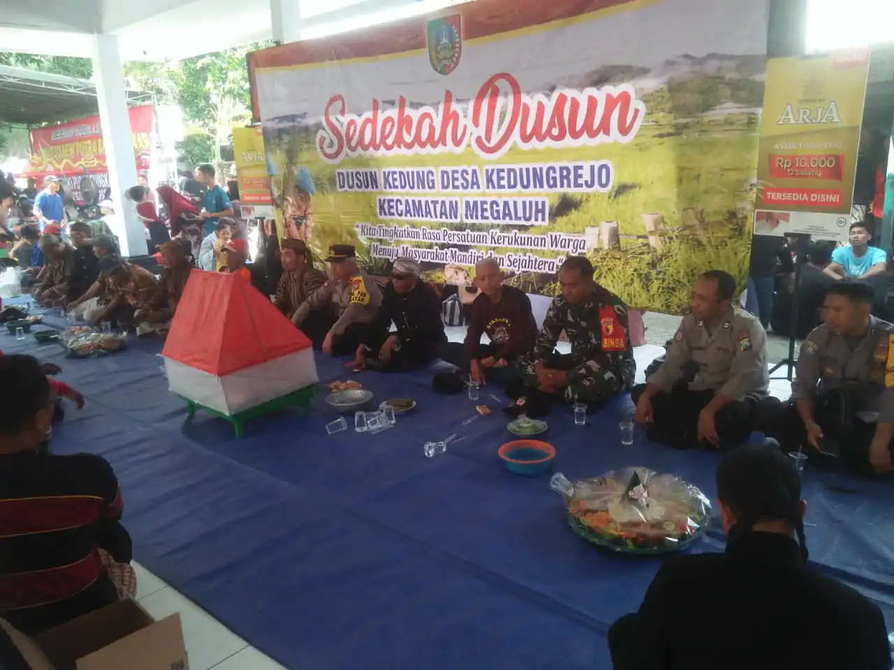 Sedekah Dusun Kedung Sekaligus Peringatan Hari Jadi Desa KedungrejoJombang Berlangsung Semarak