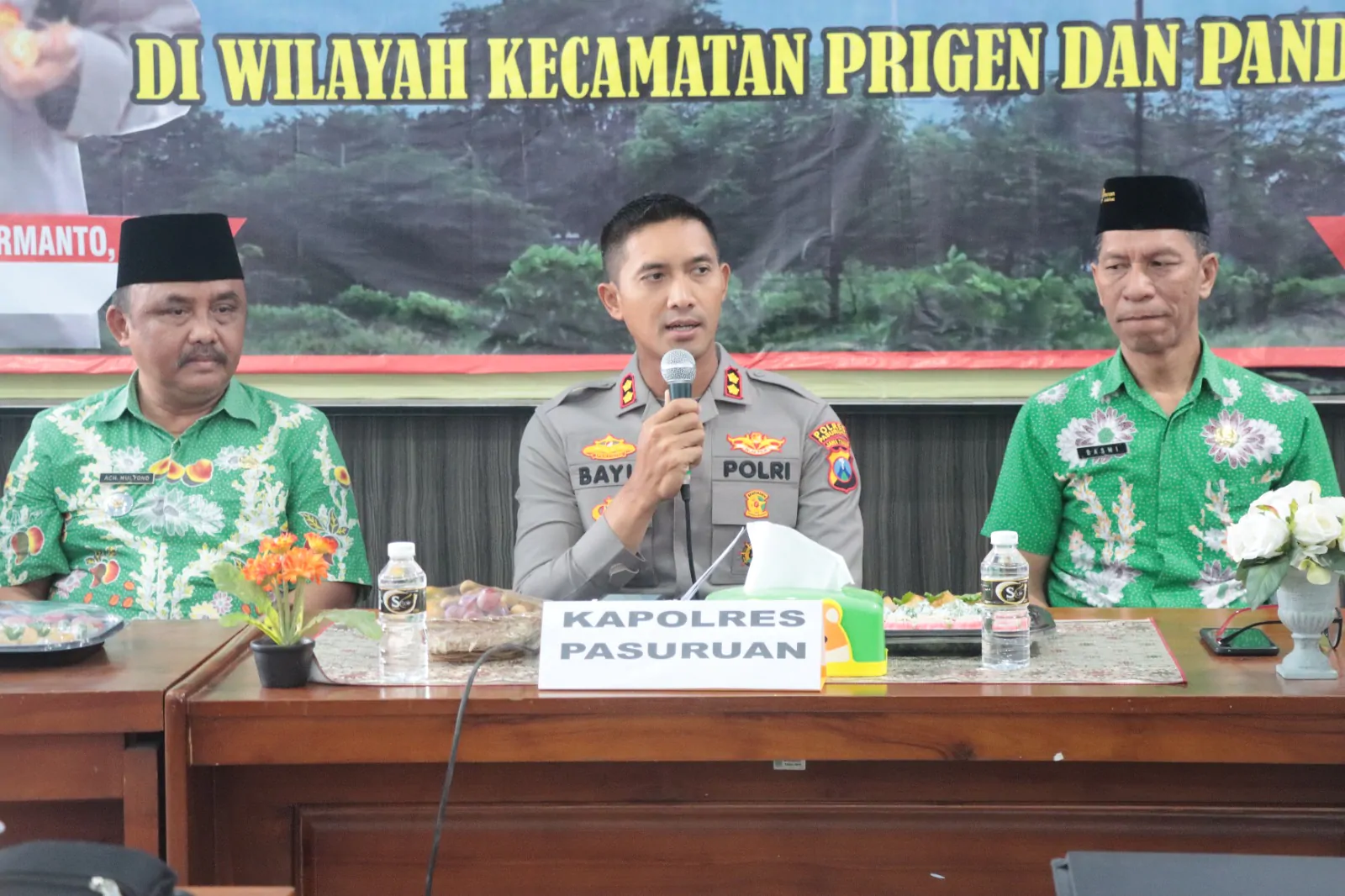 Menjelang Pilkades Serentak 2023,Kapolres Pasuruan Gelar Silaturahmi Dan Dialoq Kamtibmas