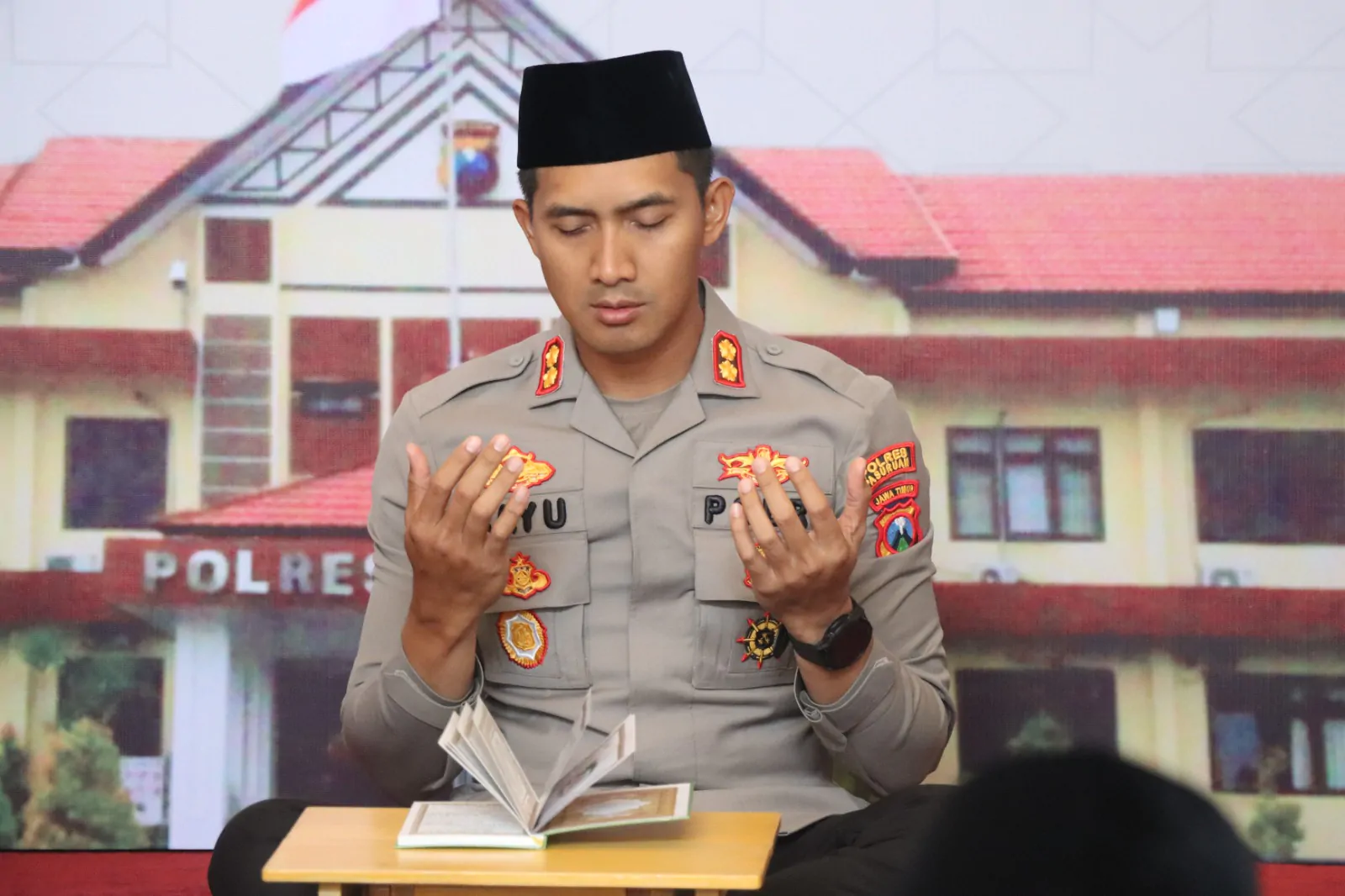Polri Peduli, Polres Pasuruan Gelar Do’a Bersama Dan Santunan Anak Yatim