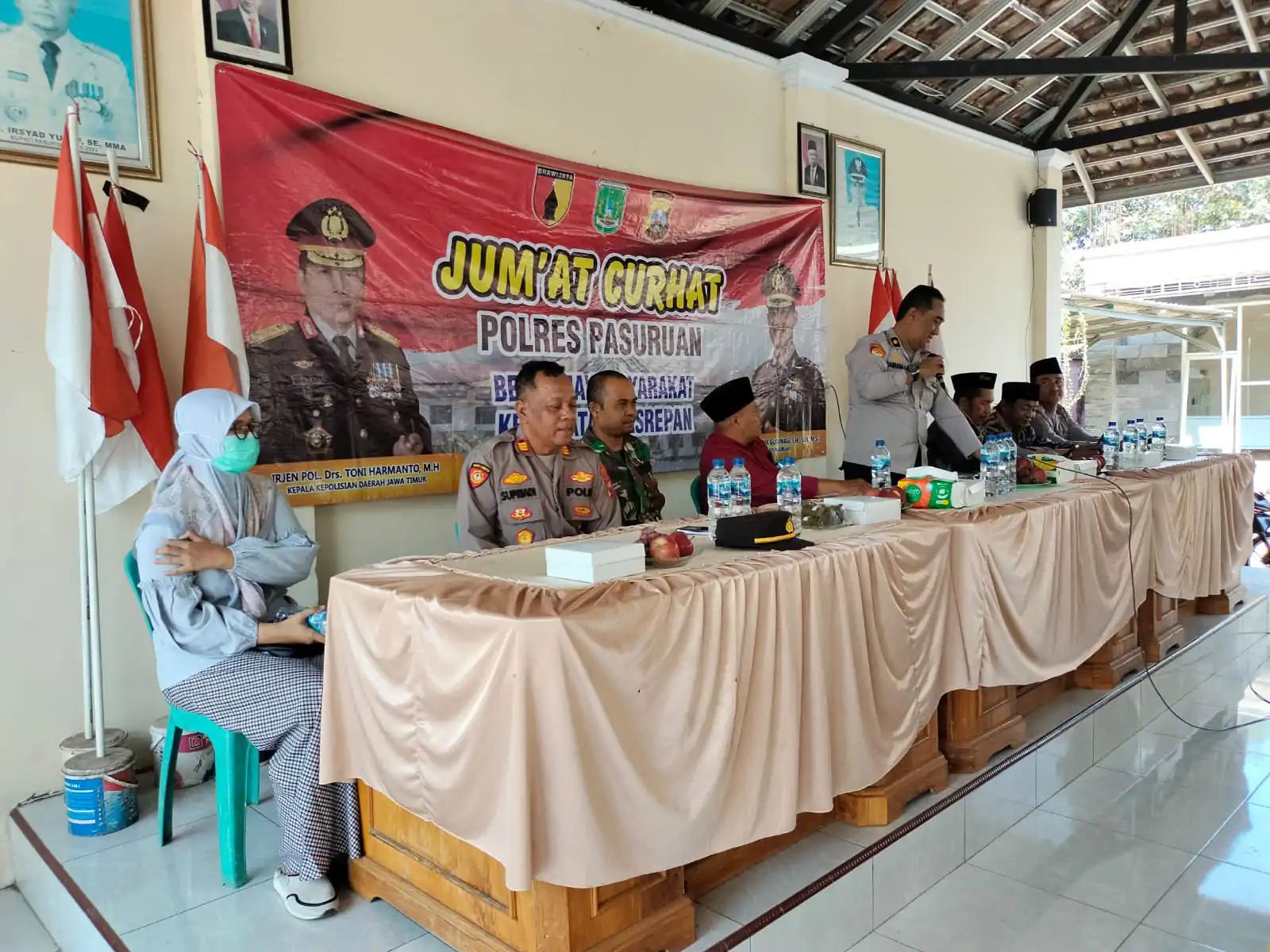 Peduli Keluhan Masyarakat, Polres Pasuruan Gelar Jum’at Curhat