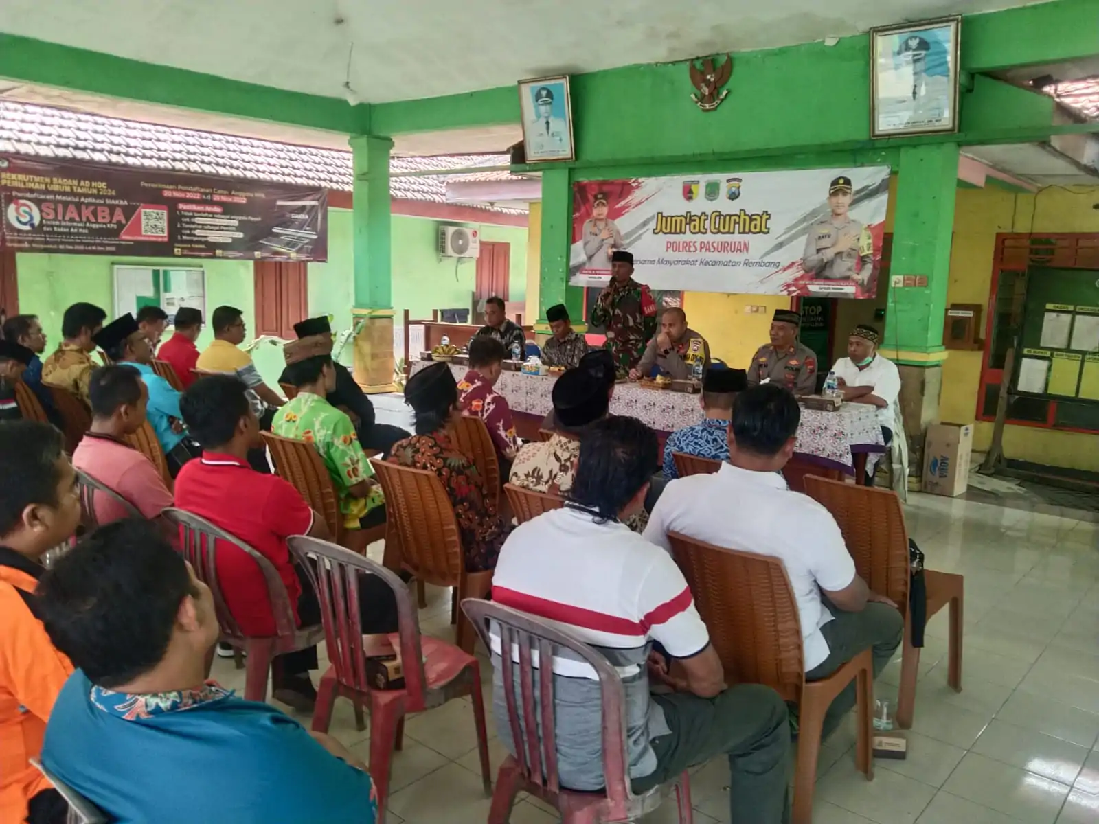Polri Bersama Masyarakat, Polres Pasuruan Gelar Jum’at Curhat Bersama Masyarakat
