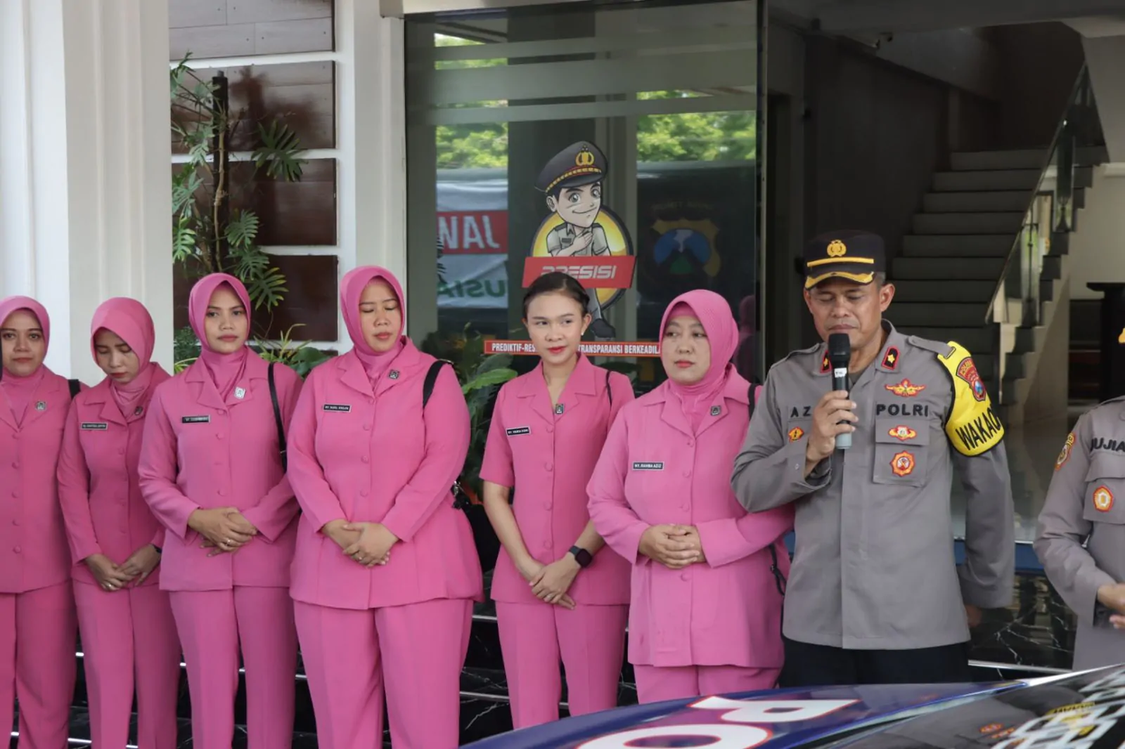 Peduli Kemanusian, Polres Pasuruan Berikan Bantuan Untuk Korban Gaza Palestina