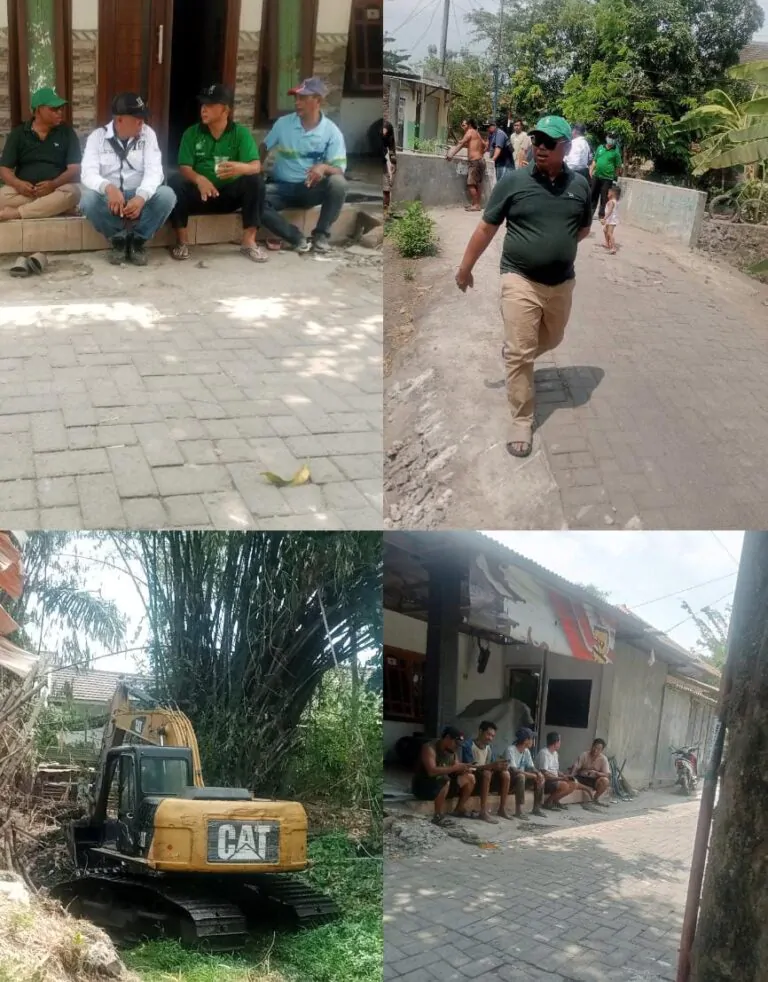 Pelaksanaan Bantuan Program Normalisasi Sungai Besuki Dari Anggota Dewan Kerjasama Dengan Dinas SDA Kabupaten Pasuruan Di Dusun Karang Bangkal