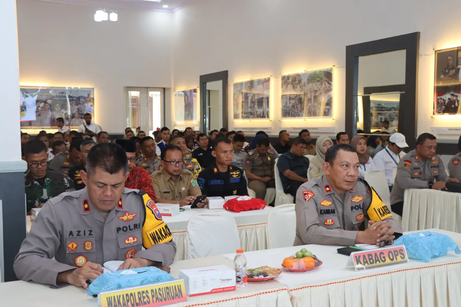 Jelang Pengamanan Operasi Lilin Semeru 2023,Polres Pasuruan Gelar Koordanasi Lintas Sektoral
