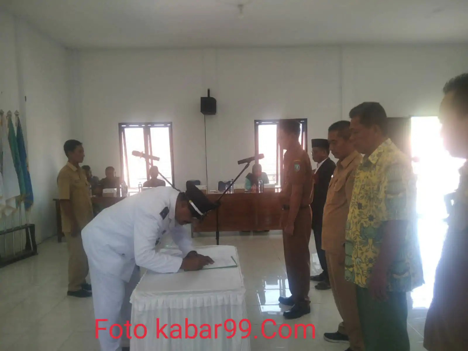 Pengambilan Sumpah Jabatan Perangkat Desa Kedungpari Kec-Mojowarno Kab-Jombang