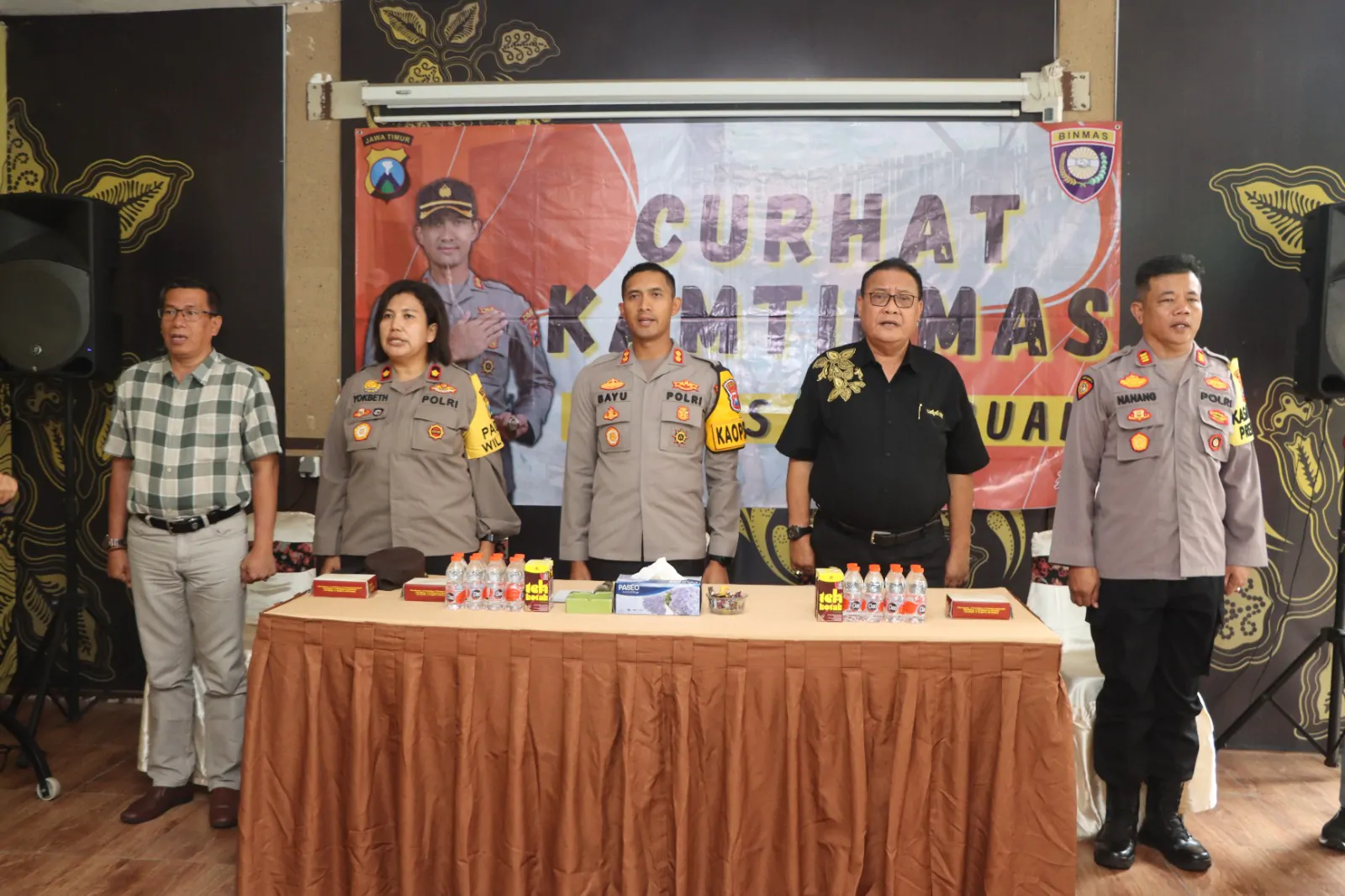 Dengarkan Keluh Kesah Karyawan Terkait Sitkamtibmas, Polres Pasuruan Gelar Curhat Kamtibmas