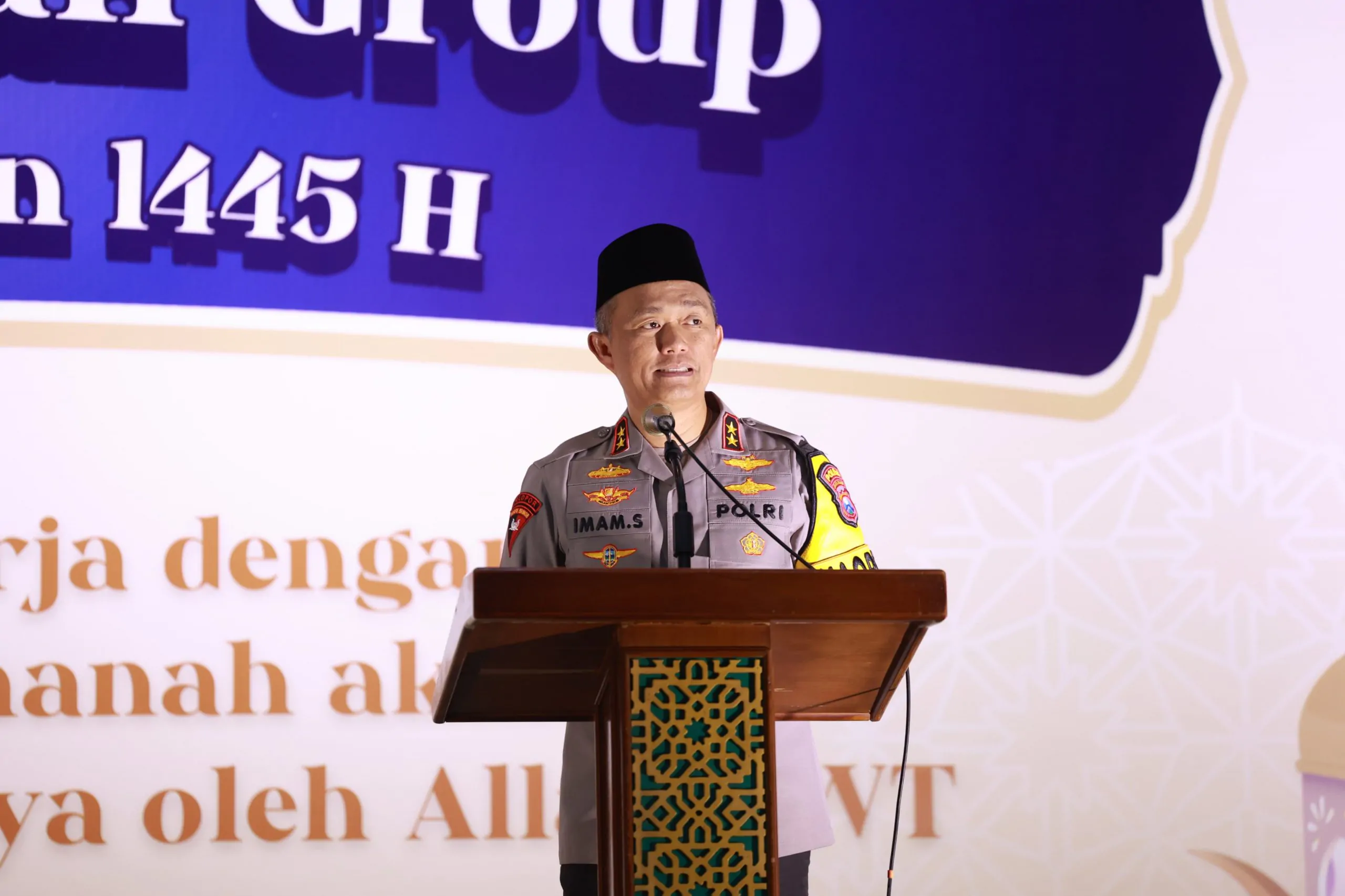 Bukber Karyawan PT. Tempo Scan Group KapoldanJatim Himbau Tingkatkan Kewaspadaan Saat Mudik Lebaran