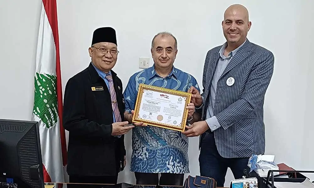 Duta Besar Lebanon Terima Kunjungan Silaturrahmi  Ketum PPWI Dan Presiden First Union