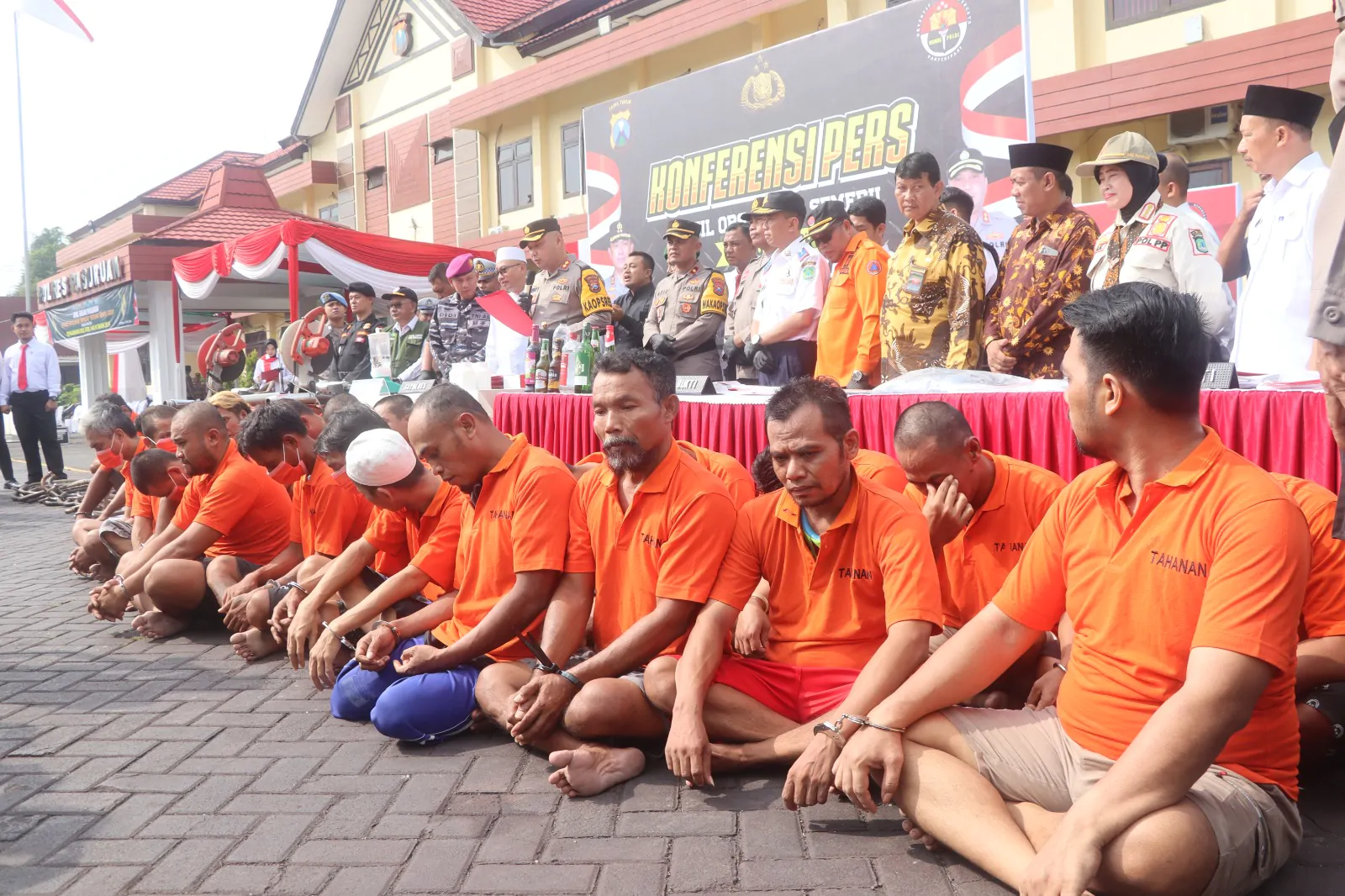 Hasil Operasi Pekat Di Bulan Ramadhan, Polres Pasuruan Berhasil Ungkap 66 Kasus Pidana Fan Amankan 79 Pelaku