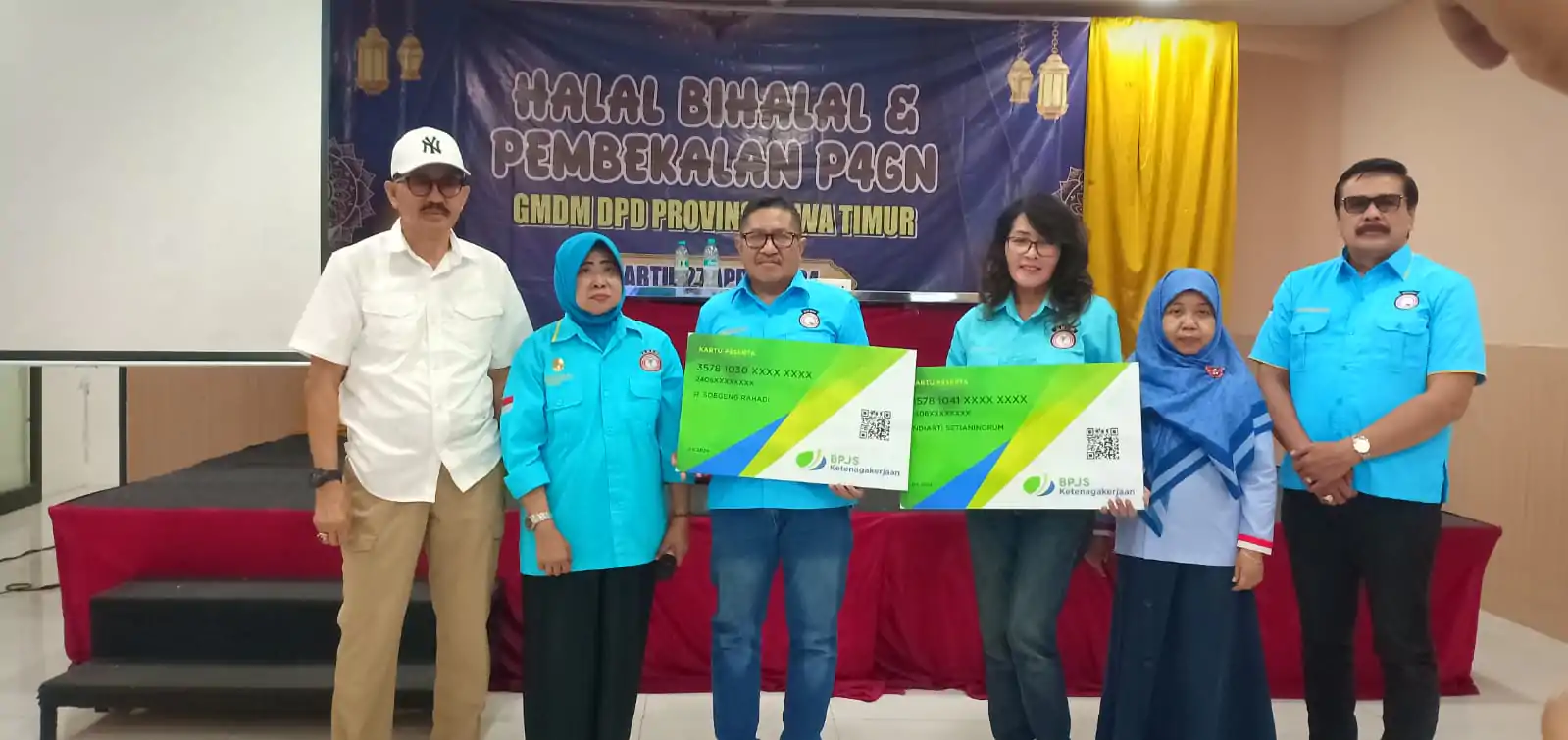GMDM Provinsi Jawa Timur Peduli Memberikan Perlindungan Jaminan Sosial Ketenaga Kerjaan Pada Anggota