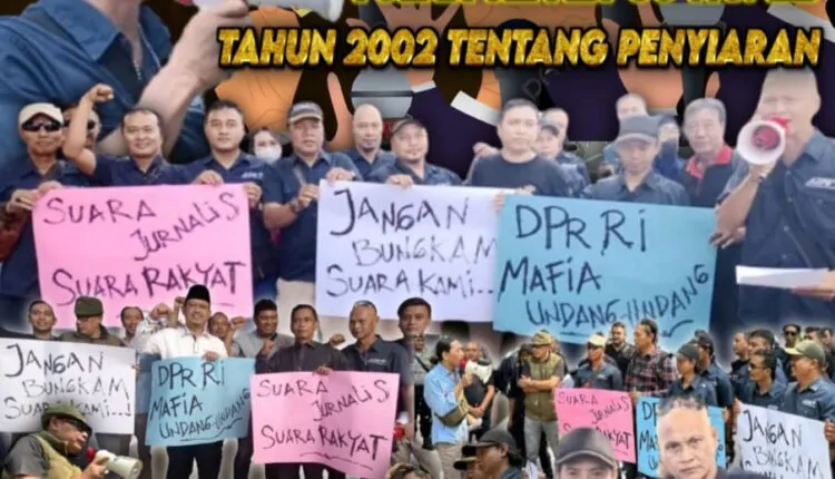 Gabungan Wartawan Pasuruan Raya Bersatu, Menolak Dengan Tegas, Revisi UU Penyiaran Tahun 2002