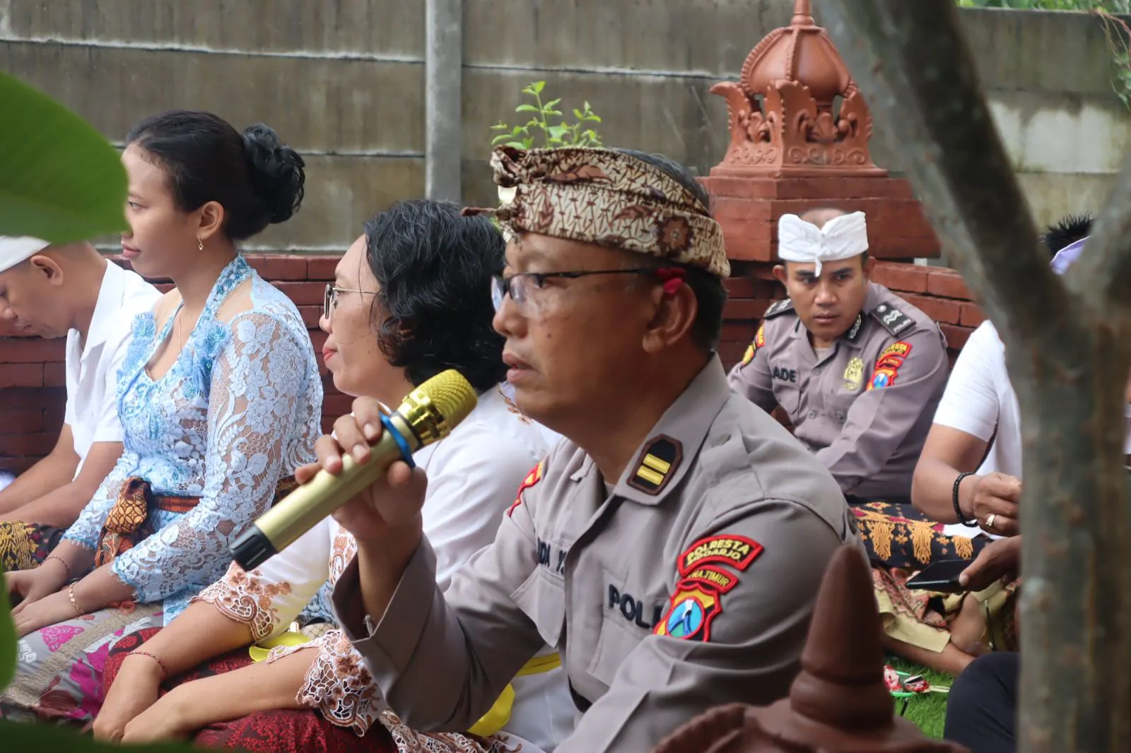 Polresta Sidoarjo Gelar Ibadah Suci  Tilem Doakan Kesuksesan WWF Di Bali