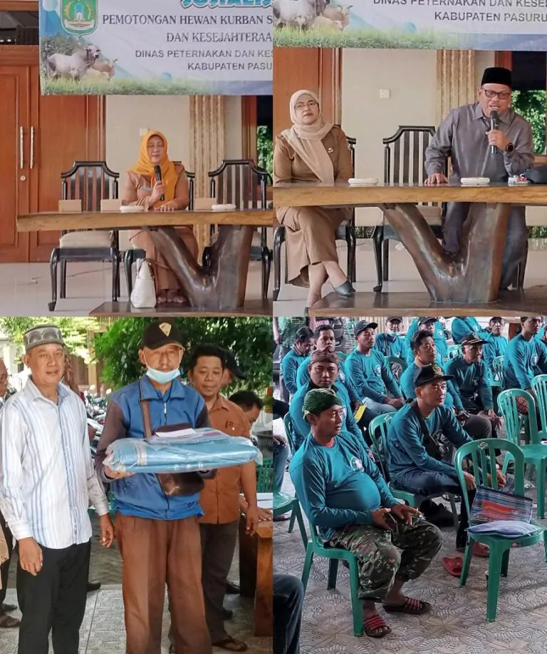 Sosialisasi Pemotongan Hewan qurban Sesuai Syariat Islam Dan Kesejahteraan Hewan Oleh Dinas Peternakan Kabupaten Pasuruan