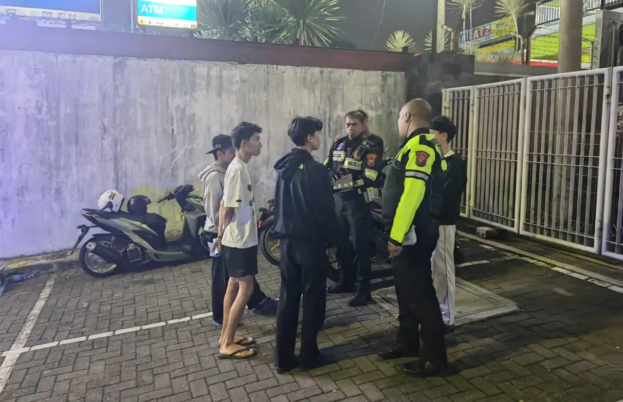 Patroli Blue Light, Polresta Malang Kota Berhasil Cegah Balap Liar, 6 Motor Tak Sesuai Spectek Diamankan