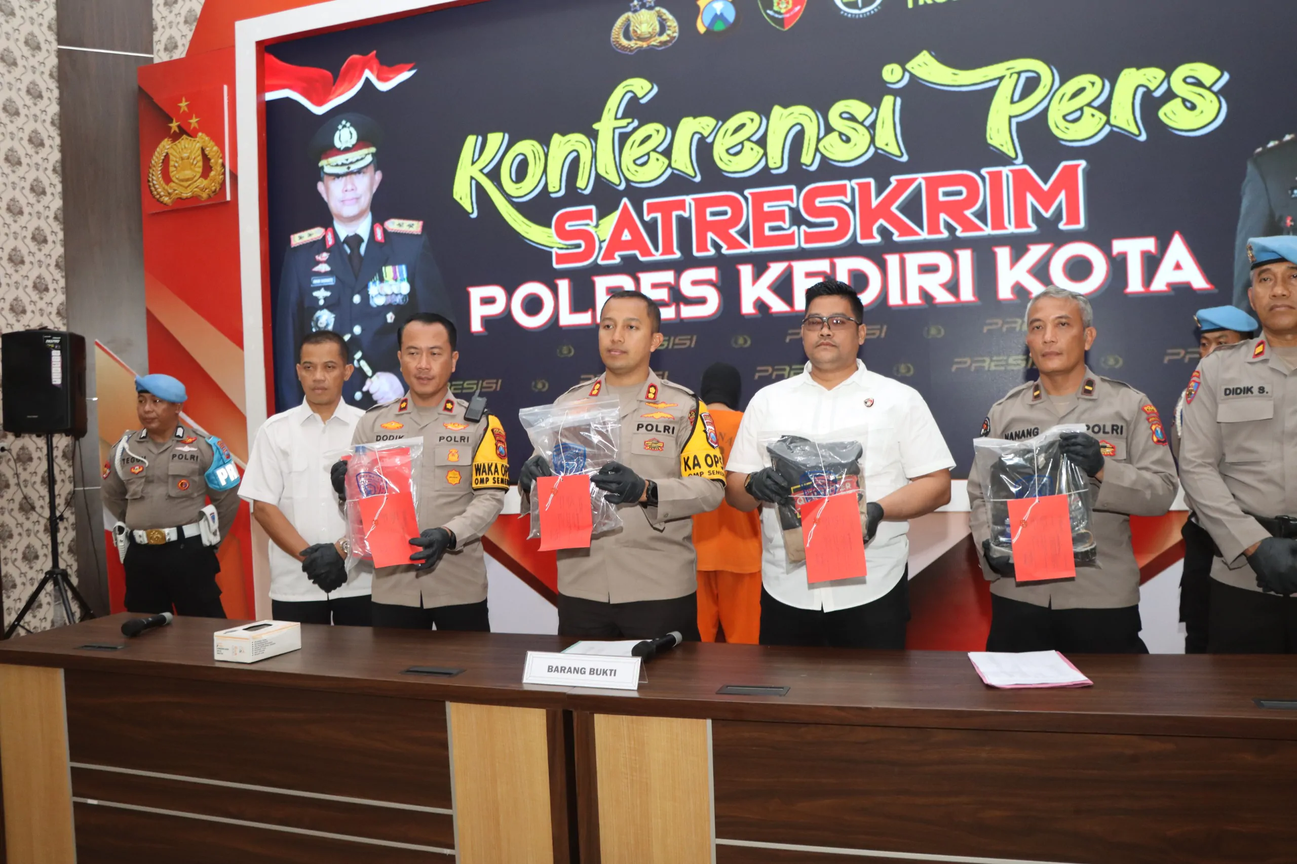 Polres Kediri Kota Berhasil Amankan Tersangka Penganiayaan di Balowerti