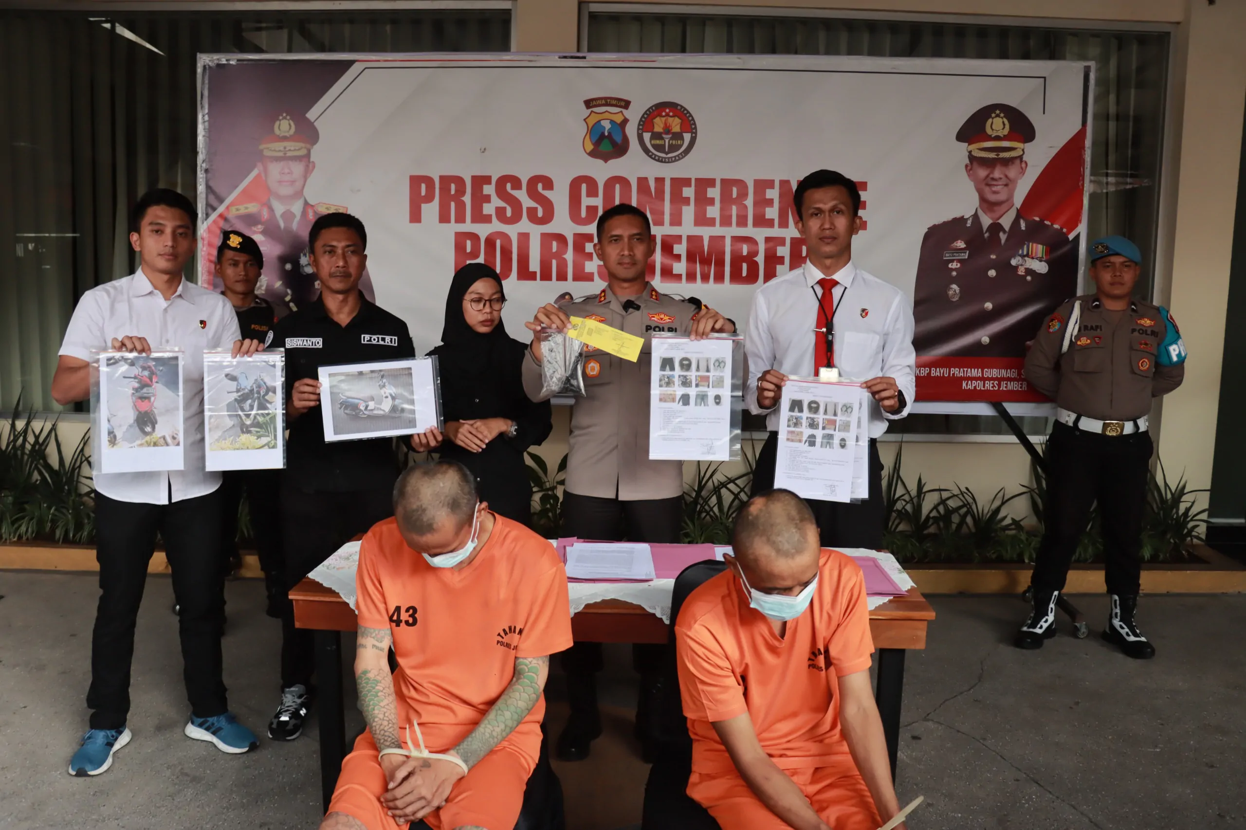 Polres Jember Berhasil Amankan Spesialis Curanmor Sindikat Lintas Daerah Beraksi di 22 TKP