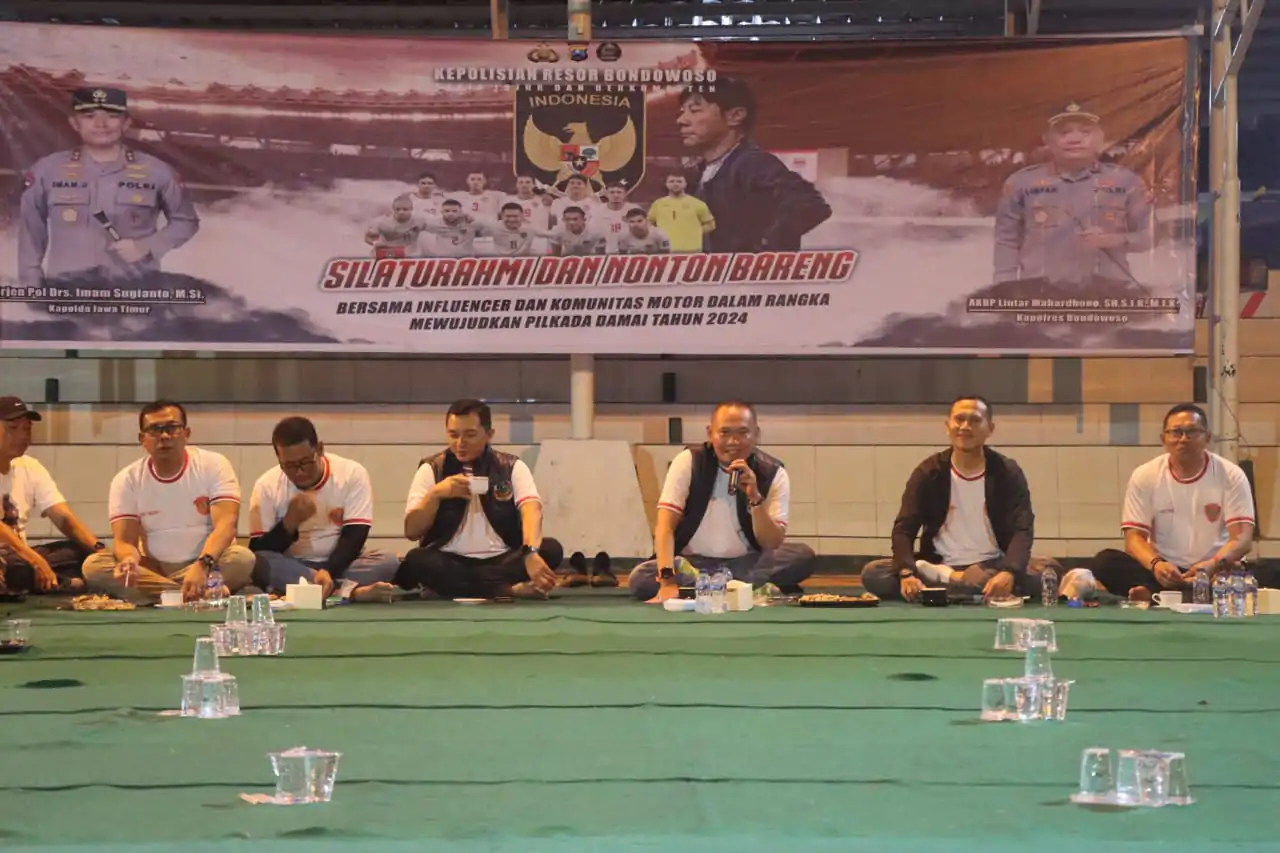 Cooling System,Polres Bondowoso Gelar Nobar Bersama Influencer dan Komunitas Motor Sampaikan Pesan Pilkada 2024 Damai