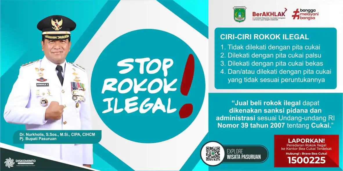 STOP ROKOK ILEGAL !! Iklan Layanan Masyarakat