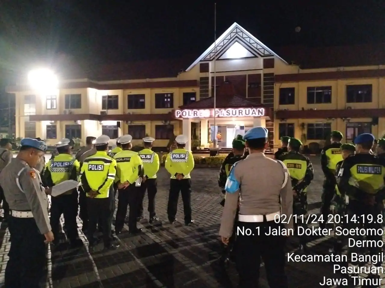 Polres Pasuruan Gelar Patroli Cipta Kondisi Operasi Multi Sasaran Mantap Brata Jelang Pemilukada 2024