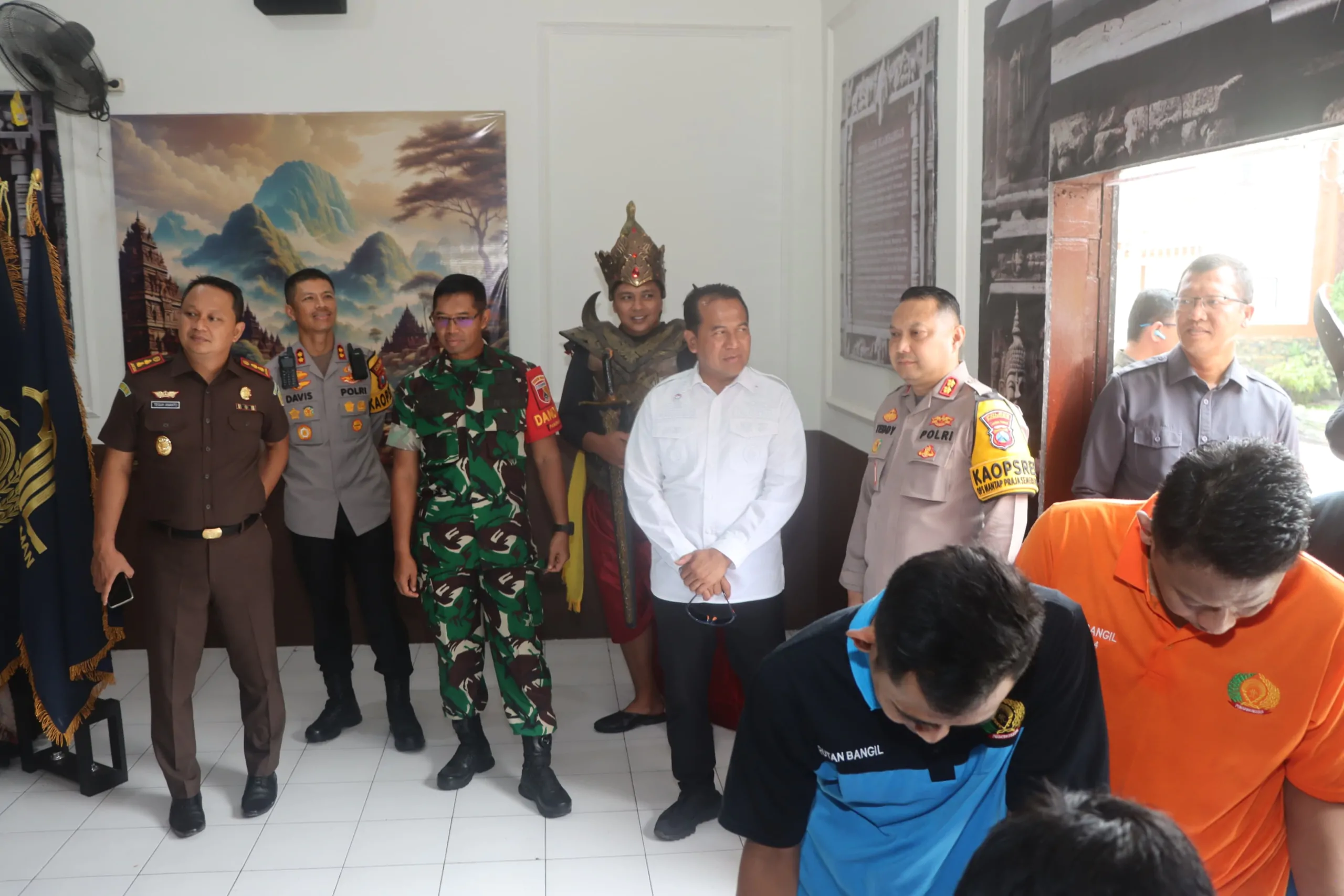 Kapolres Pasuruan Pantau TPS, Apresiasi Nuansa Kerajaan di Lapas Bangil