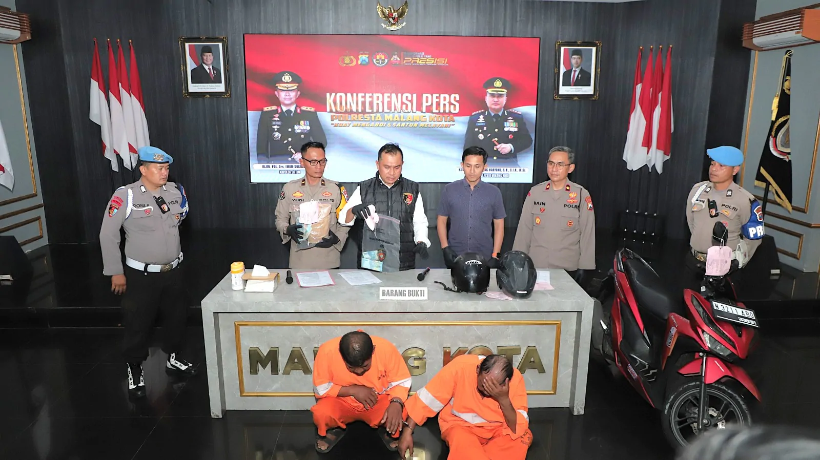 Gerak Cepat Polresta Malang Kota Berhasil Tangkap 2 Jambret dengan Kekerasan yang Viral di Medsos