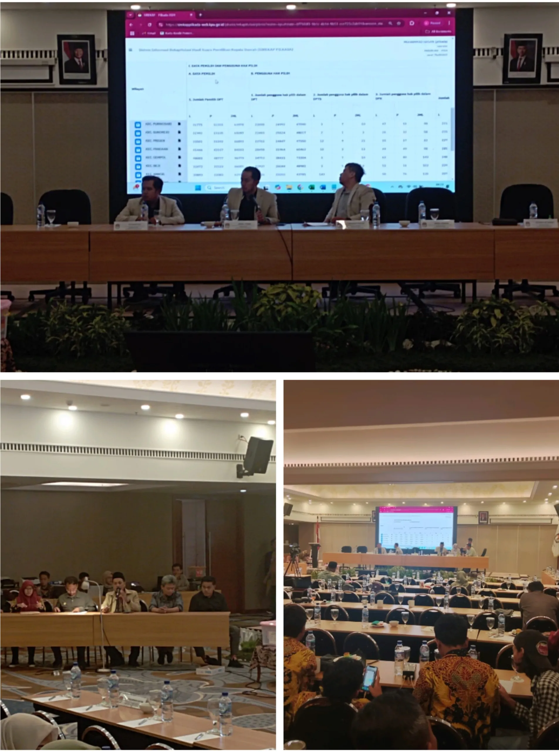 KPU Kabupaten Pasuruan Gelar Rekapitulasi Penghitungan Perolehan Suara Tingkat Kabupaten Pasuruan pada Pilkada 2024 Berjalan Lancar dan Aman