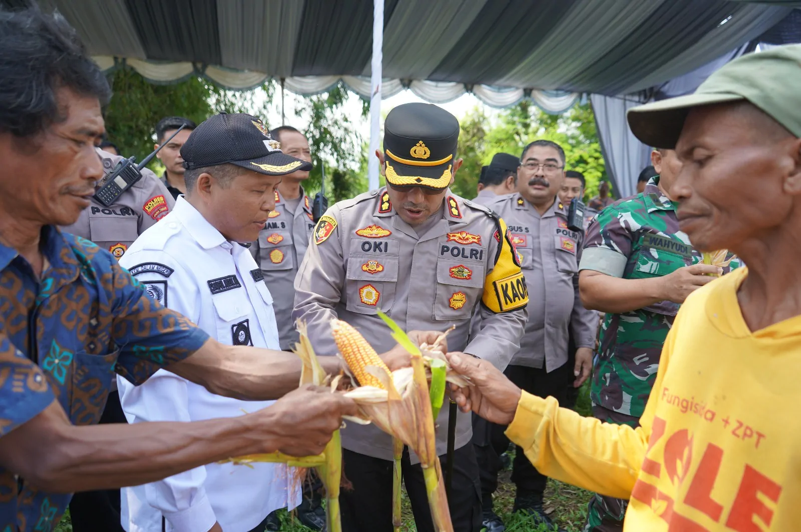 Wujudkan Ketahanan Pangan, Kapolres Ajak Warga Manfaatkan Lahan Kosong