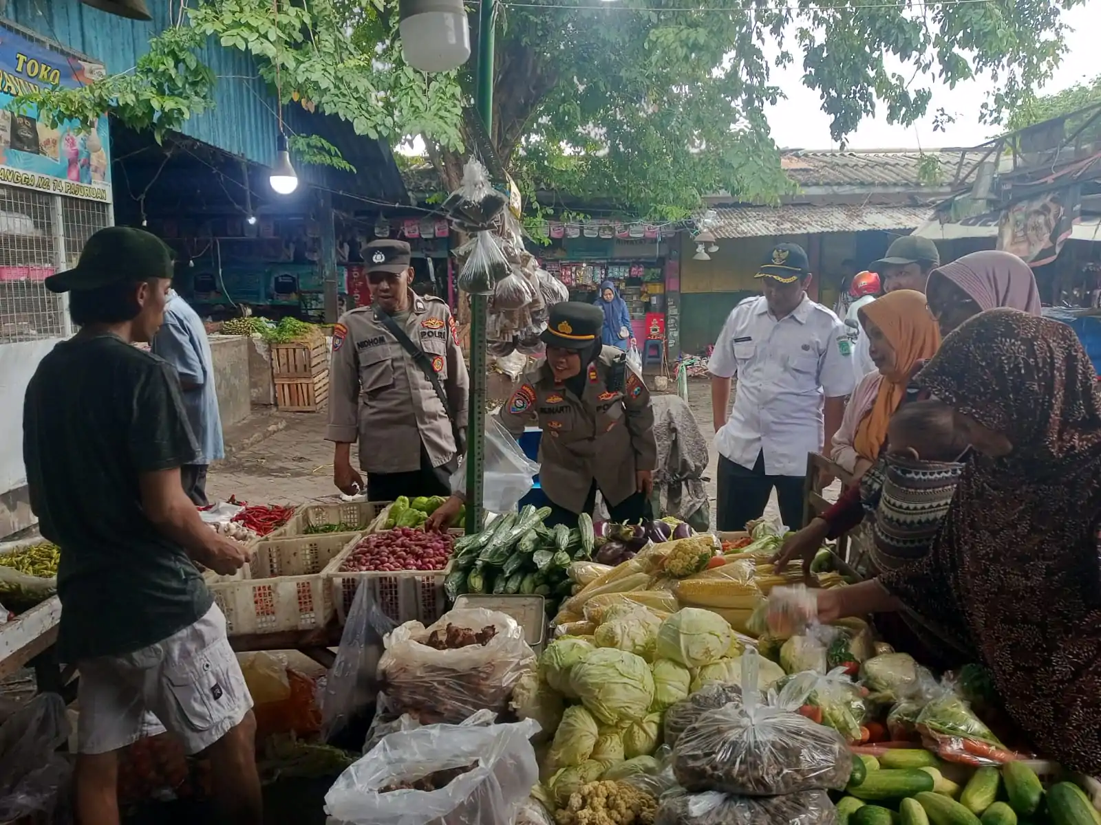 Jaga Stabilitas Harga Bahan Pokok, Polres Pasuruan Intensifkan Monitoring Pasar