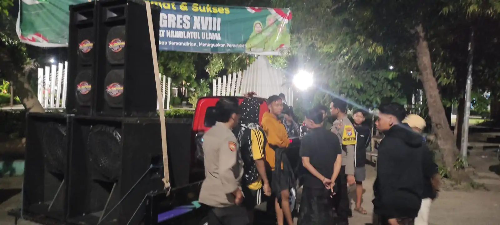 Polres Situbondo Tertibkan Sound Horeg yang Resahkan Warga saat Patrol Sahur