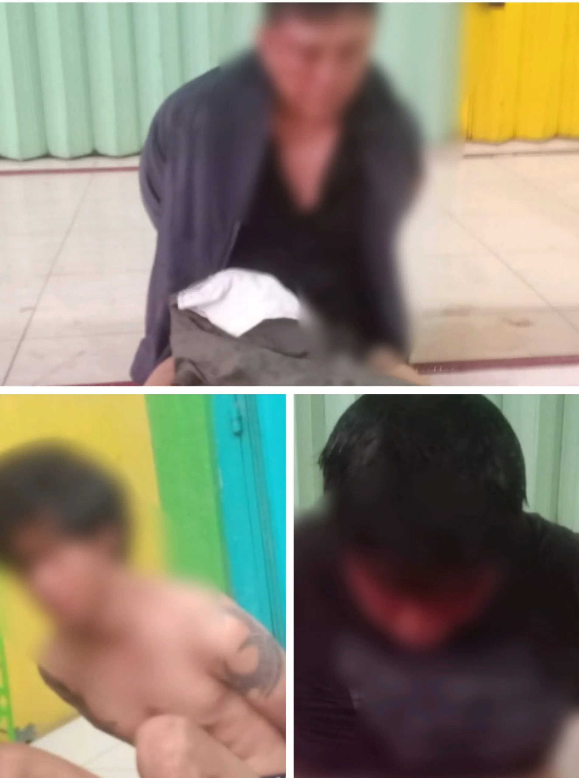 Ketiga Pria Kepergok Maling/Copet Saat Acara Grebek Syawal Sewu Ketupat,Di Dusun Jembrung Kecamatan Gempol