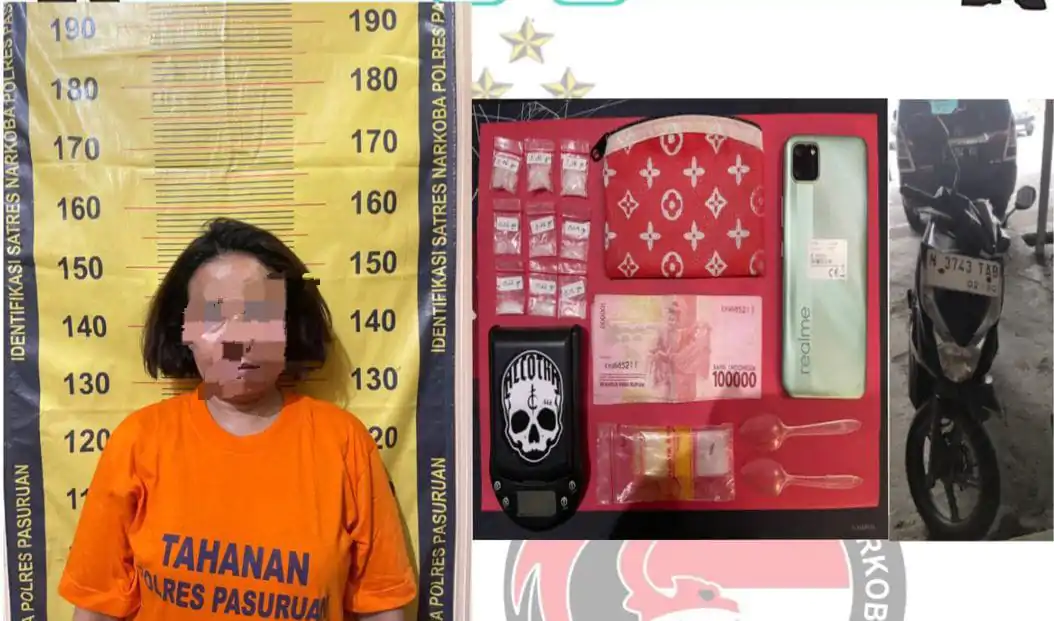 Pernah Ditahan 5 Tahun, Wanita Asal Pohjentrek Pasuruan Kembali Ditangkap Polisi Kasus Narkoba