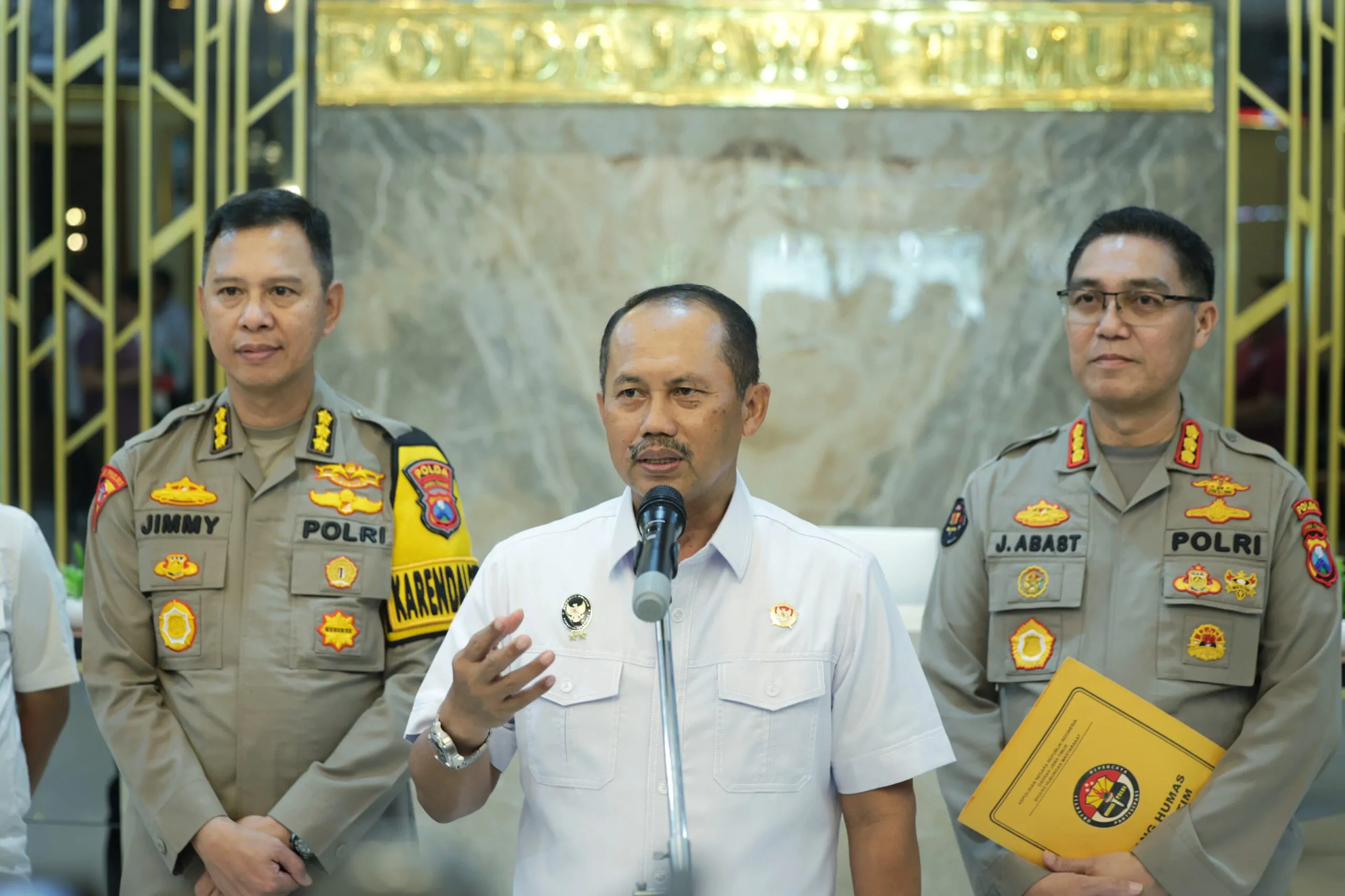 Deputi Kemenko Polhukam Apresiasi Satgas Terpadu Pemberantasan Premanisme yang Dibentuk Polda Jatim
