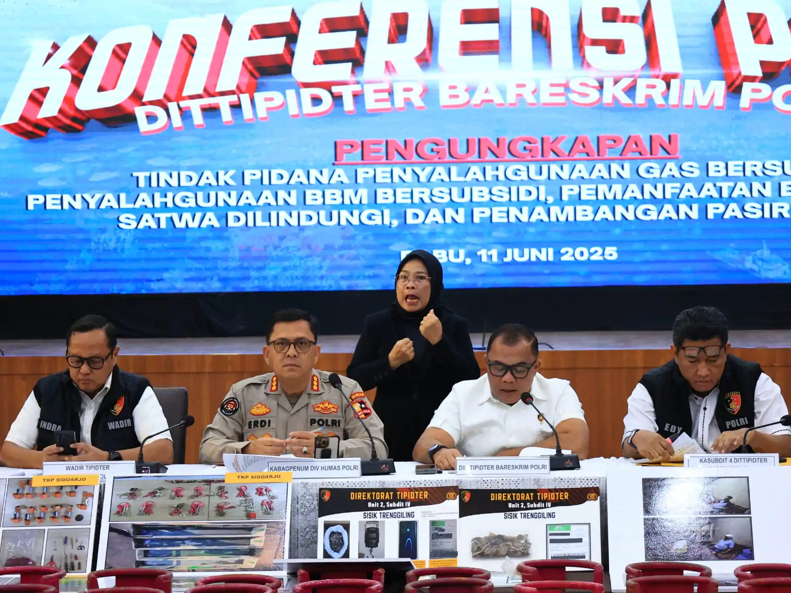 Bareskrim Gagalkan Penjualan Sisik Trenggiling 