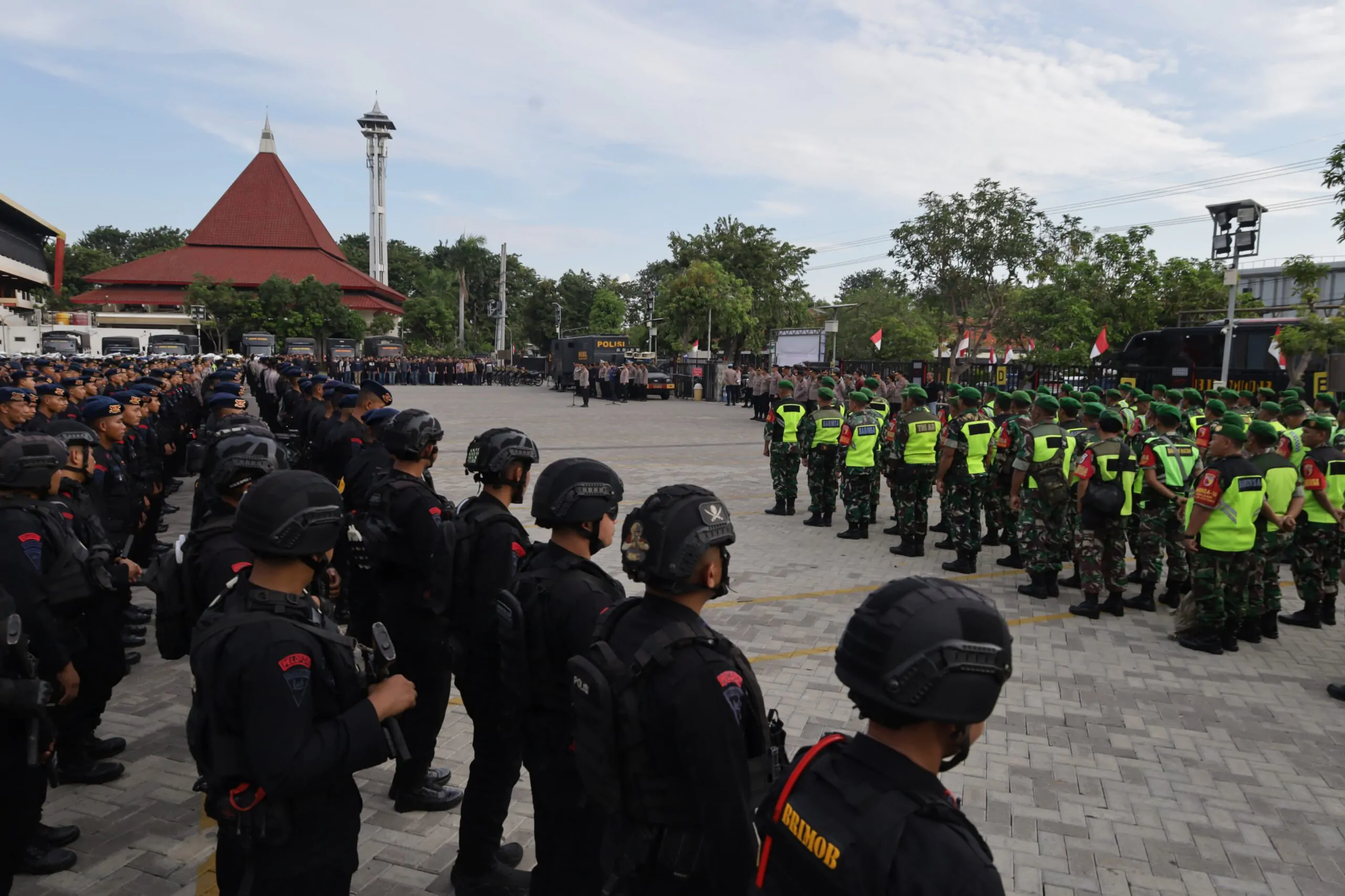 Polrestabes Surabaya Siapkan Ribuan Personel Gabungan Kawal Pengesahan Warga Baru PSHT