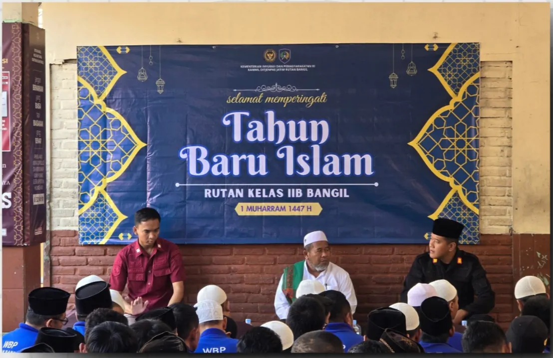 “Tahun Baru Islam 1447 H, Rutan Bangil Ajak Warga Binaan Hijrah ke Arah Lebih Baik”