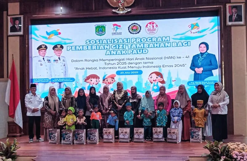 Pemkab Pasuruan Gelar Sosialisasi Gizi untuk Anak PAUD, Dukung Anak Hebat Menuju Indonesia Emas 2045